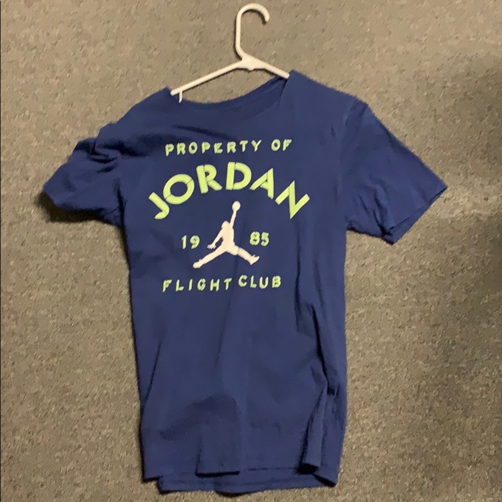 Blue Jordan shirt